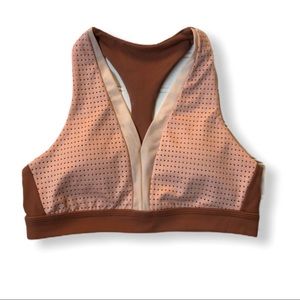 Aerie Light Impact Sheer Cut Out Sports Bra Small